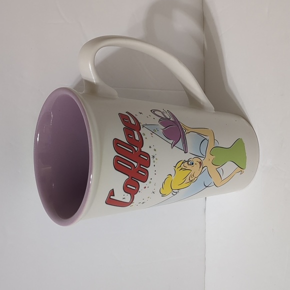 Tinkerbell Coffee Tall Mug Disney Store Fairies Collectible - Picture 2 of 7